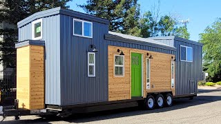 Amazing Luxurious Olivewood Tiny House by KJE Tiny Homes