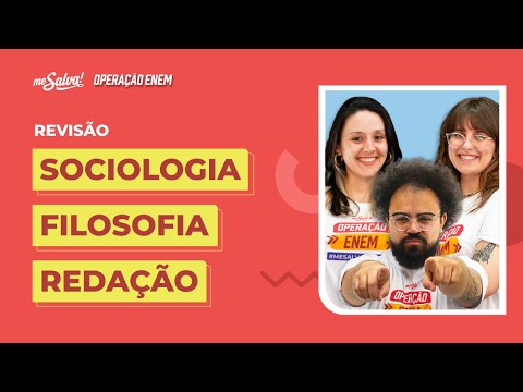 Revisão Sociologia, Filosofia e Redação | Operação ENEM 2021 Me Salva! | #mesalvanoenem