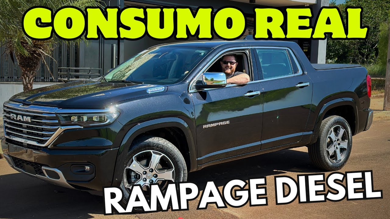 QUAL O CONSUMO REAL DA RAMPAGE A DIESEL NA RODOVIA? (RAMPAGE A DIESEL)