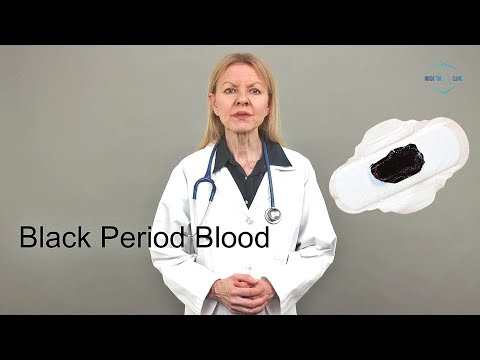 Black Period Blood - Is it Normal?  (Reasons, Causes, Management)