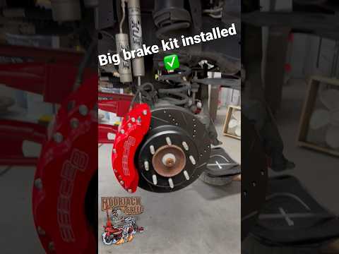SSBC big brake kit installed #shorts #mechanic #diesel #ram