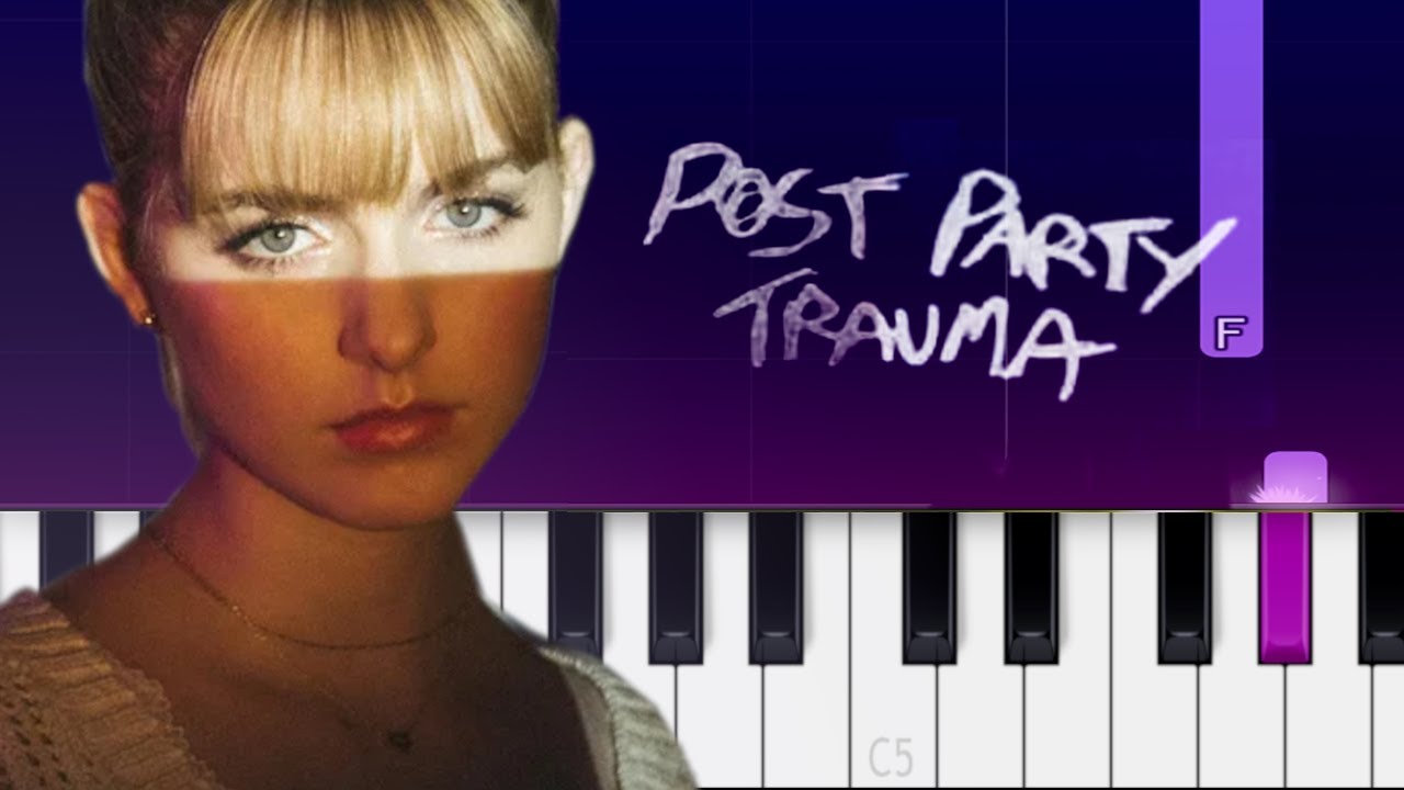 Mckenna Grace -  Post Party Trauma  (Piano tutorial)