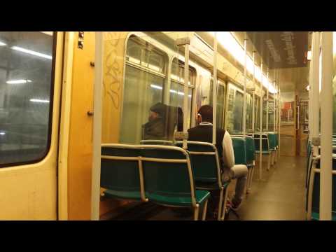 RET Metro Type T (5214) rit op lijn B tussen Eendrachtsplein en Blaak/Oostplein