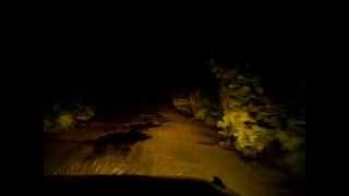 preview picture of video 'Ruta Punta Allen de noche - Punta Allen Route by night'