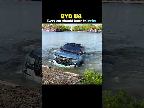 BYD U8:Every car should learn to swim😎😎#dreamcar #electriccar