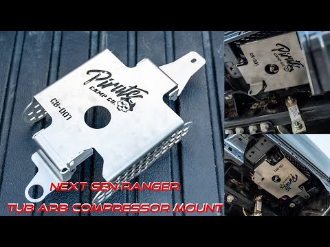 Next Gen Ranger ARB Under Tub Compressor Mount How To Install