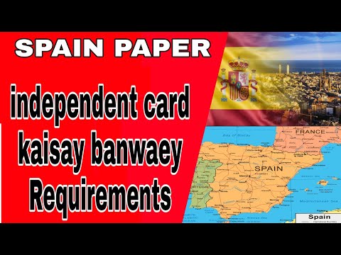 spain independent card #tarjeta independiente de españa.  spain paper #arraigosocial spain
