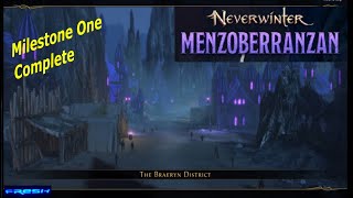 Neverwinter Mod 25 - Milestone One Complete - Menzoberranzan Thaum Wizard Gameplay (no commentary)