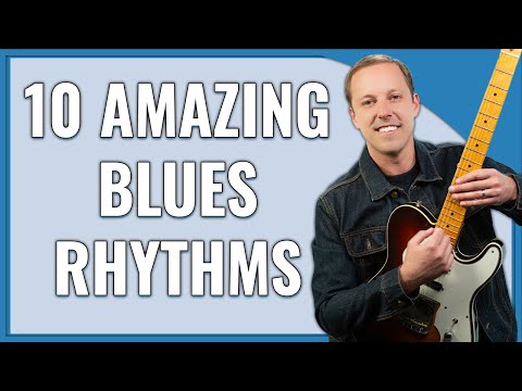 10 AMAZING Blues Rhythms Every Guitarist Should Know (Blues Rhythm Guitar Lesson)