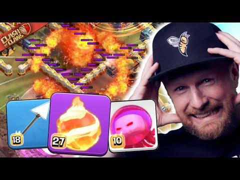 Yatta’s Angry Jelly Giant Arrow FIREBALL trick is SO BROKEN! Clash of Clans