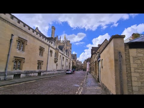 Oxford City Center Walking Tour | UHD | HDR