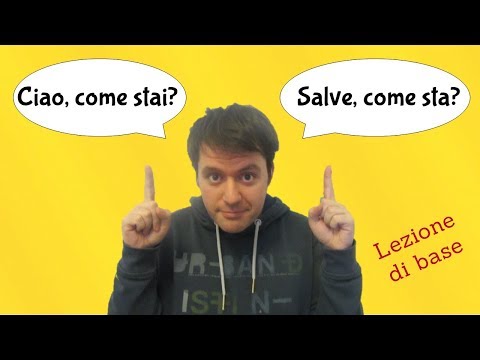 Corso di italiano - Lezione 33 / Forma di cortesia (Learn Italian - Italienisch lernen)
