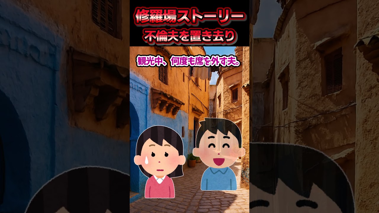 【2ch修羅場】不倫夫を置き去り　＃2ch #2ch修羅場 #2chスカッと #shorts