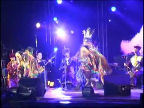 The joint performance of groups Olchey and Ene Sai in the Kremlin Palace in Moscow