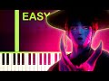 YOUR IDOL KPop Demon Hunters EASY Piano Tutorial