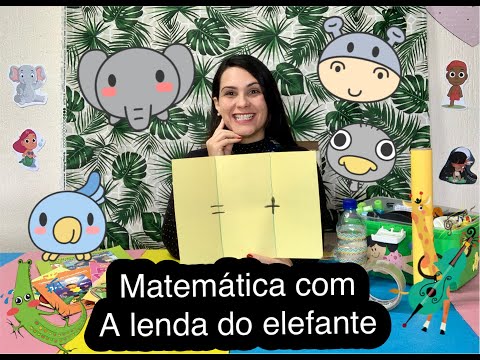 Matemática com a lenda da tromba do  elefantinho - adição com desenho