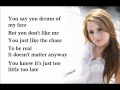 JoJo Too Little Too Late Lyrics 