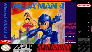 Mega Man 4 SNES Port (Rev B) MSU-1 - Longplay