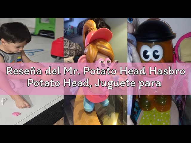 Vídeo relacionado con Hasbro Potato Head, Juguete para Niñas y Niños de 2 Años o Más, Muñeco Personalizable, 32 Accesorios, Boca, Ojos, Orejas y Manos, Juego para Fiestas, Amantes de Clásicos, Idea de Regalo