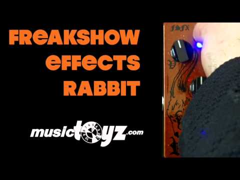 Freakshow Effects the Rabbit! (Brown Rabbit) LM308 Rat from the original maker! a Wilco fav! image 8