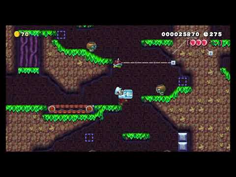 Zebes from Super Metroid in Super Mario Maker 2