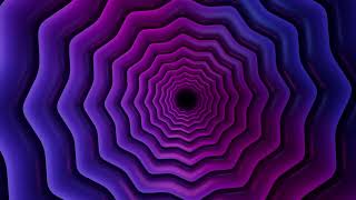 4K Hypnotic Purple & Blue Tunnel Loop | Neon Background Visuals
