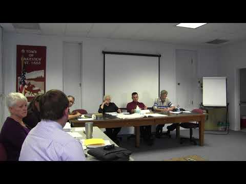 Town Council Work Session, Motel Tax 10-24-17