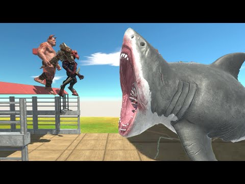 [ Aquatics Race ] Dinosaurs VS Infernals - Animal Revolt Battle Simulator