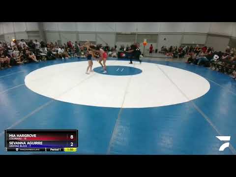 117 Lbs Placement Matches (16 Team) - Mia Hargrove, Colorado Vs Sevanna Aguirre, Arizona Black 1a4