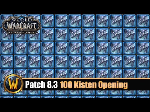 Patch 8.3: Insel Kisten Fix - 100 Kisten Opening