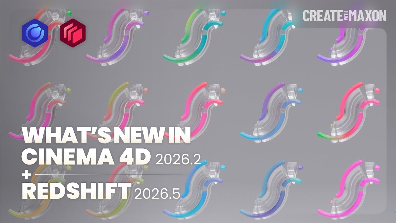 What's New in Cinema 4D 2026.2 and Redshift 2026.5 - YouTube