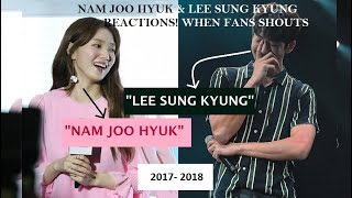 Lee Sung Kyung & Nam Joo Hyuk Cute Reactions W