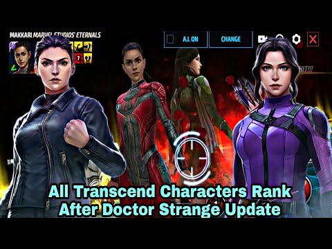 All Transcend Characters Rank After Doctor Strange Update - Marvel Future Fight