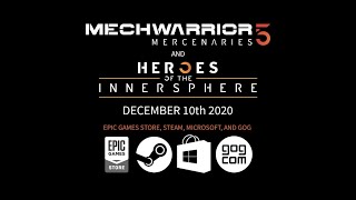MechWarrior 5: Mercenaries выйдет в Steam, GOG, Microsoft Store, Xbox One и Xbox Series X|S