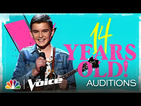 Levi Watkins Is Only 14 and Nails Train's "Hey, Soul Sister" - The Voice Blind Auditions 2020