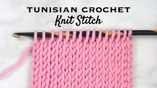 Tunisian Knit Stitch | Beginner Series