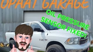 Ram 1500 Oil Pressure Sensor diagnostic and Repair