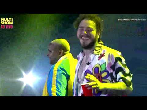 Post Malone e Kevin O Chris no Lollapalooza Brasil 2019