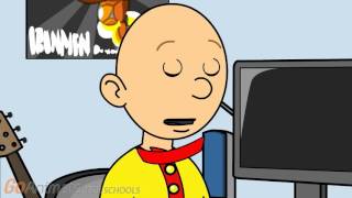Caillou makes bad art on deviant art/grounded