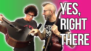 Video thumbnail for Acoustic Legend, Jon Gomm shows us where he HITS his Guitar by TheGuitarGeek