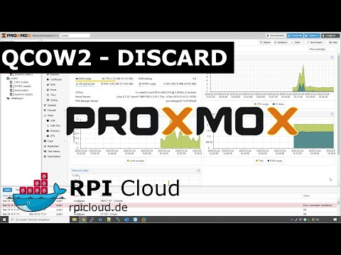 Proxmox VE 6.2 QCOW2 Thin Provisioning - Discard (2020) 😲 Besser als VMware? #deutsch #discard #thin
