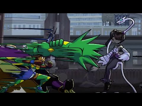 Skullgirls : b_HAUNT(Cerebella) Vs AlectraX (Squigly-Big Band) FT5 (Title Match)