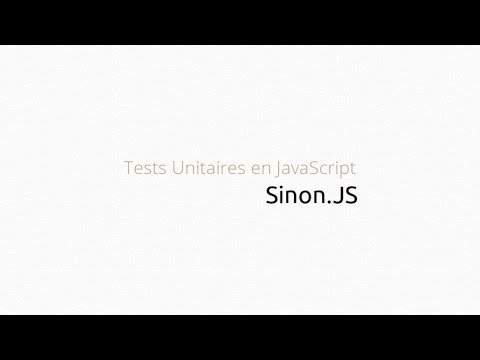 Tests Unitaires en JavaScript 6 11 Spy Mock et Stubs avec Sinon