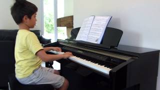 preview picture of video 'J-S Bach, Menuet en Sol Majeur (BWV 116) - Mathys (piano), le 29/06/2014'