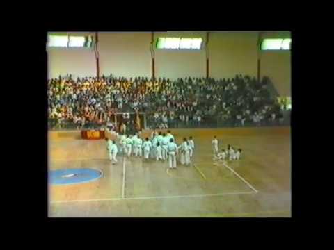 INAGURACION DEL PABELLON, CUÉLLAR 1982  KARATE