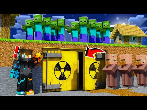 Only This Bunker Can Safe My Life😱| Minecraft