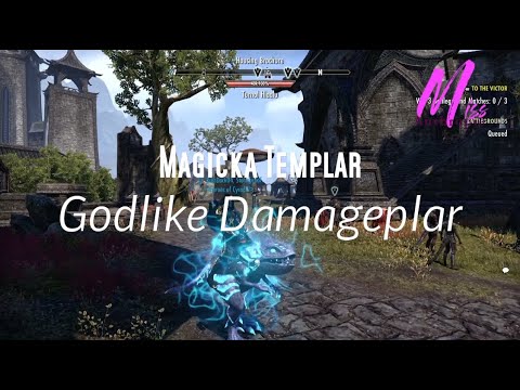 [ESO] DRAGONHOLD | GODLIKE MAGICKA TEMPLAR BUILD ⚔ DAMAGEPLAR ⚔ TJ_RussDack04 | UNBREAKABLE
