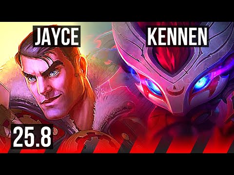 JAYCE vs KENNEN (TOP) | 6/3/10 | KR Master | 25.8