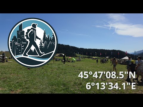 Hiking from Col de la Croix Fry to Beauregard