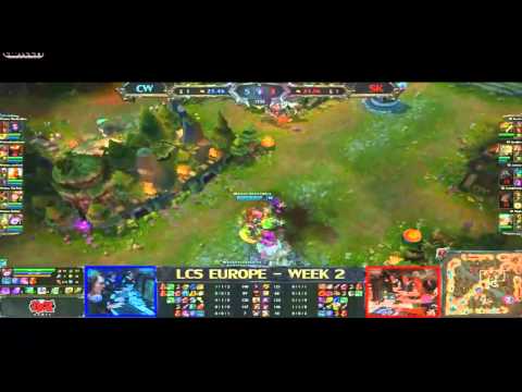 SK Gaming vs CW wolves week 2 day 1 LCS europe League of Legends LoL Highlights